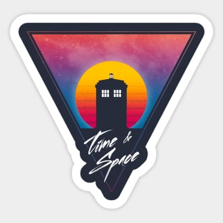 Time and Space Sticker